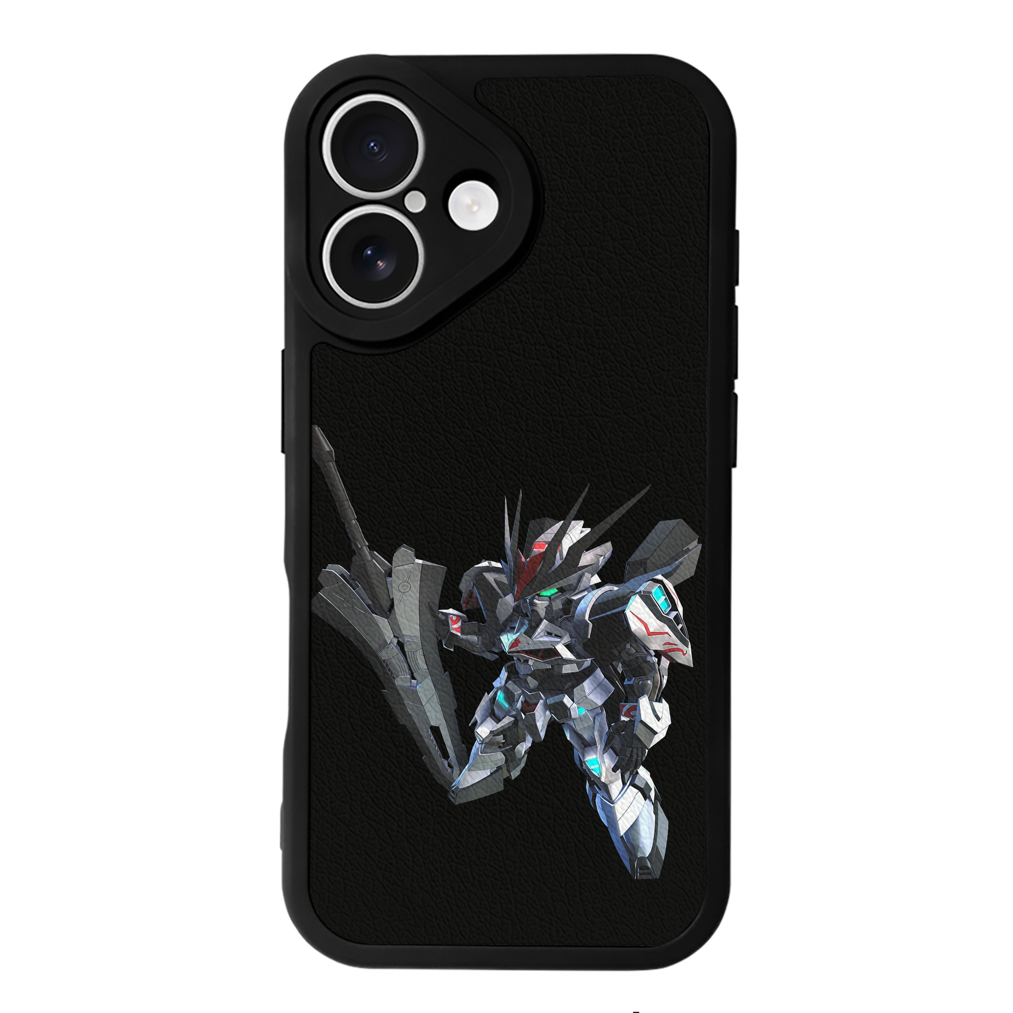 （画像用） 機動戦士ガンダム Mobile Suit Gundam 【iPhone 16シリーズ対応】シリコンスマホケース（レザー調） 材質：シリコン